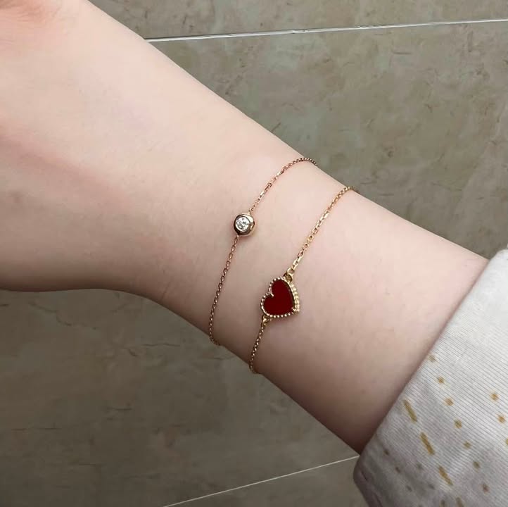 Vòng tay VCA Sweet Hearts Rose Gold