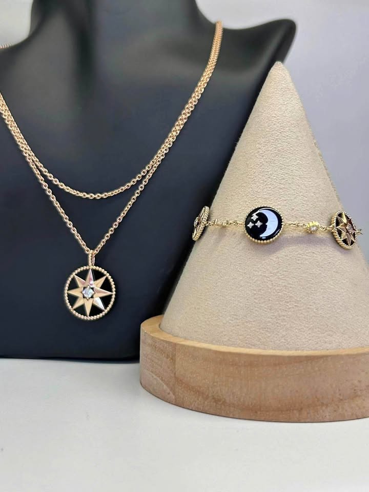 SET DIOR ROSE DES VENTS 18K