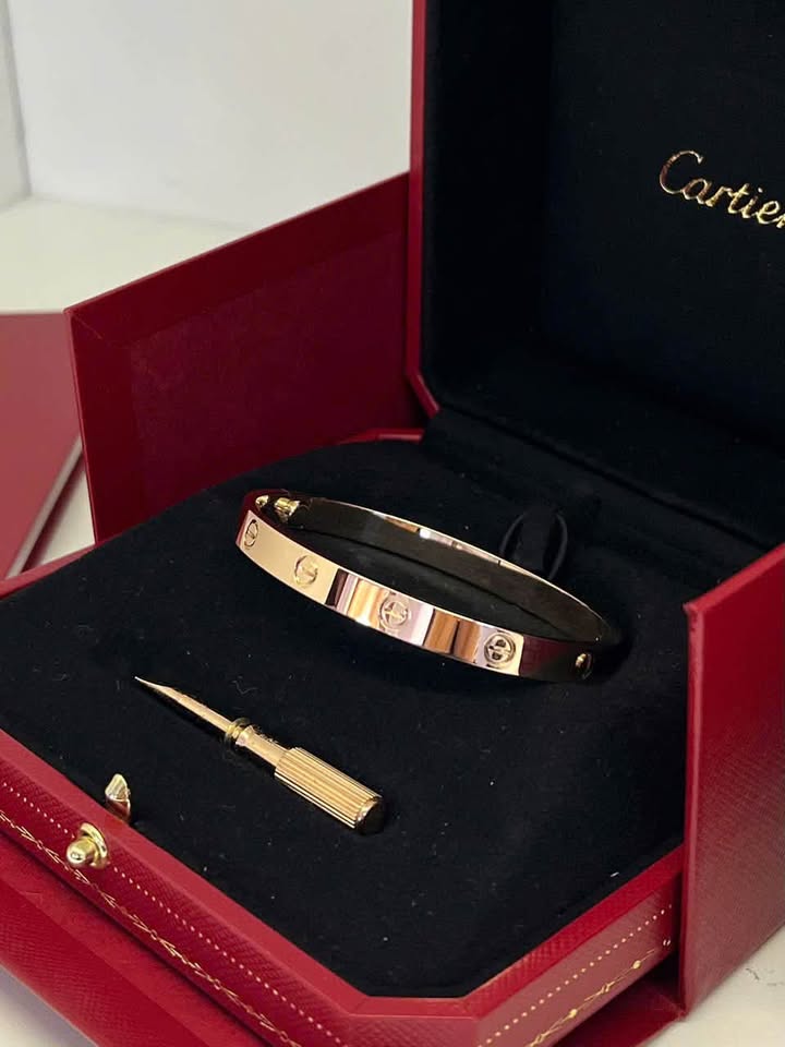 Vòng tay Cartier Love Classic Rose Gold, ảnh tổng thể