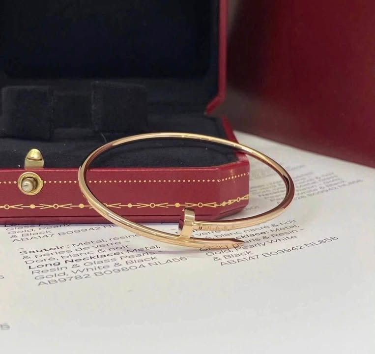 Vòng Cartier Juste un Clou Mỏng Rose Gold, ảnh tổng thể