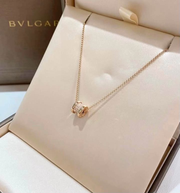 Dây chuyền BVLGARI B.zero1 Rose Gold Đính Kim, ảnh tổng thể