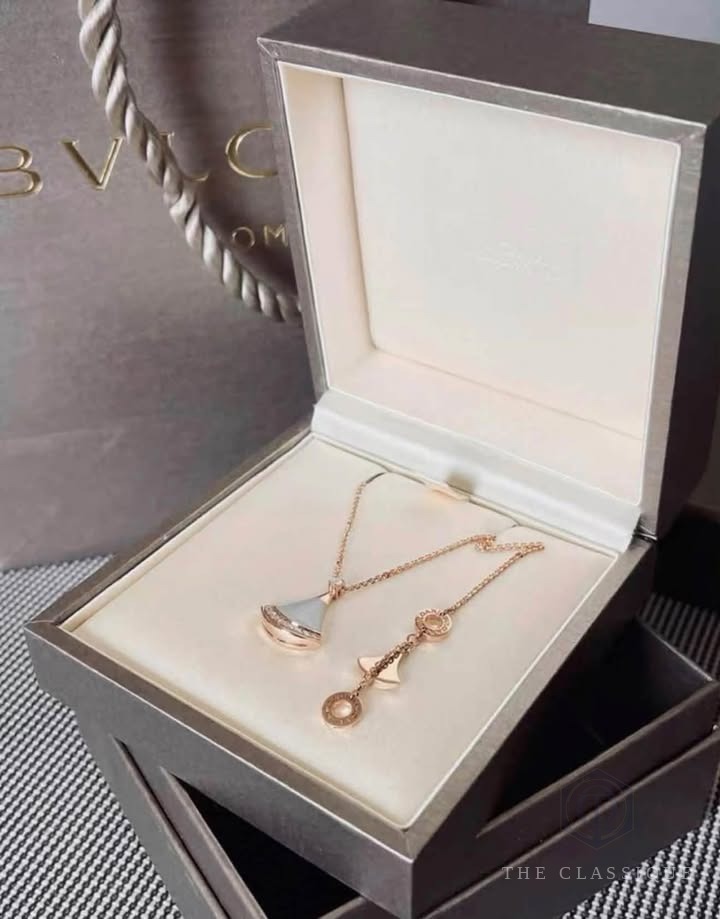 Dây chuyền BVL Divas’ Dream MOP Đính Kim Rose Gold