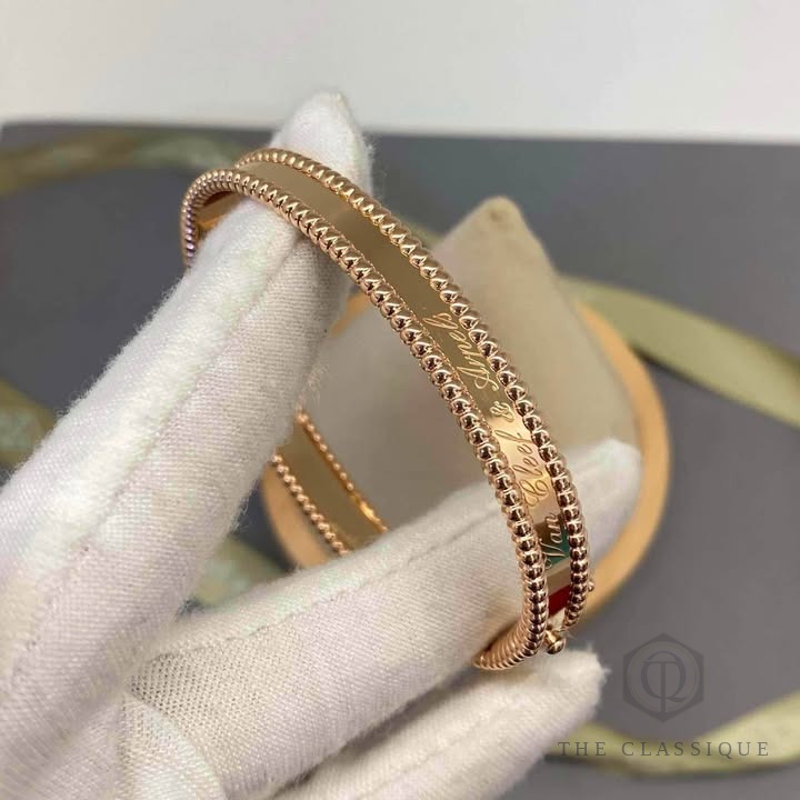 Vòng VCA Perlée Signature Rose Gold