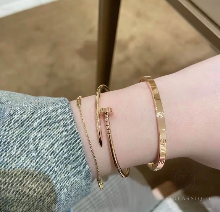Vòng tay Cartier Juste un Clou Small Yellow Gold