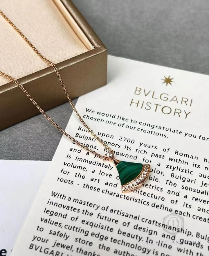 Dây chuyền BVL Divas’ Dream Malachite Đính Kim