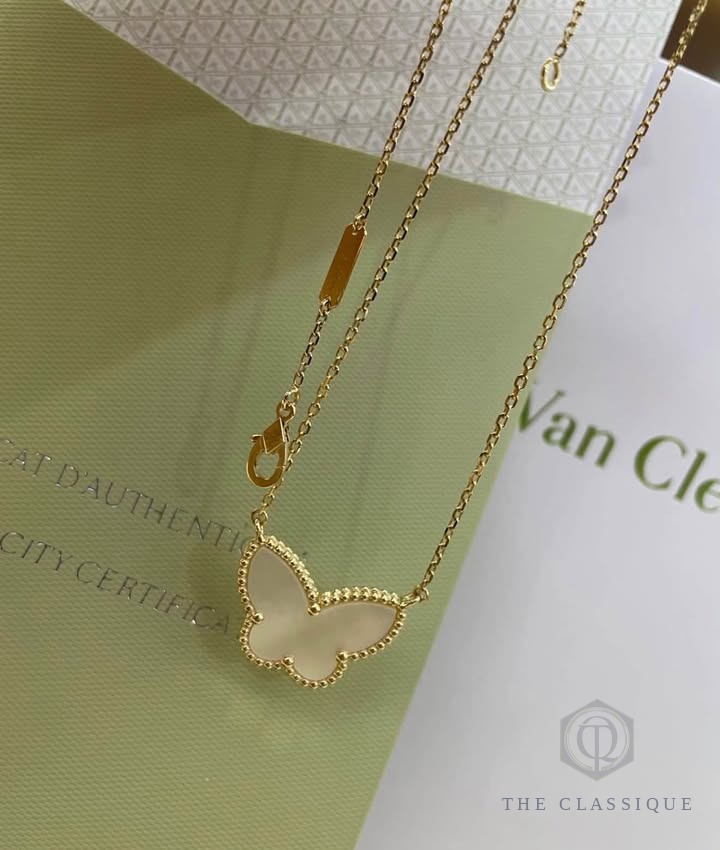 Dây chuyền VCA Lucky Alhambra Butterfly MOP