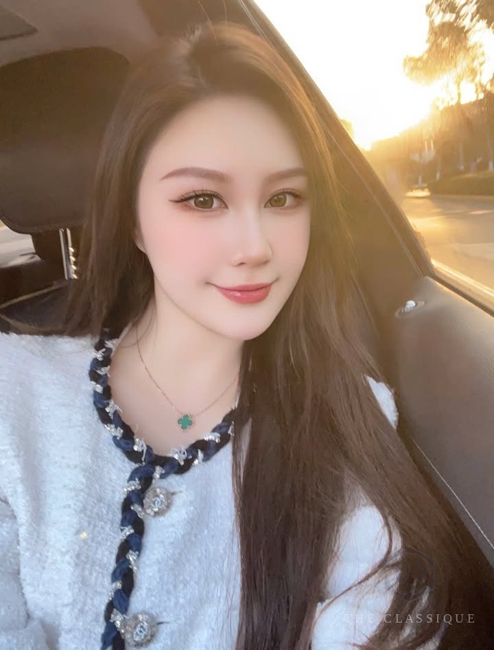 Dây chuyền VCA Vintage Alhambra Malachite Yellow Gold