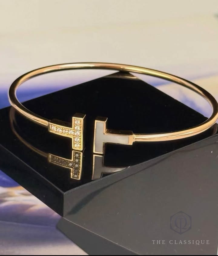 Tiffany T Wire Bracelet Mother-of-Pearl