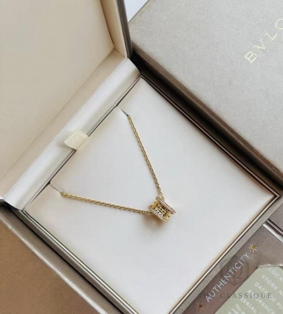 Dây chuyền Bvlgari B.zero1 Rock 18KYellow Gold viền kim