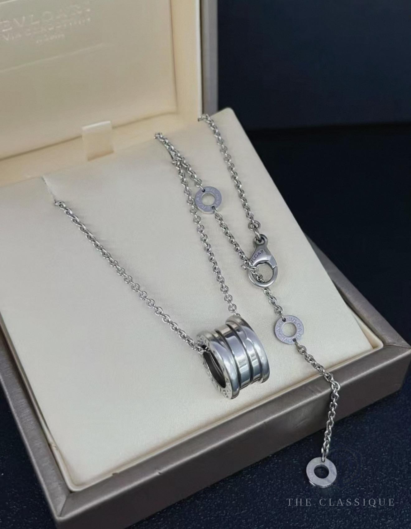 Dây chuyền Bvlgari BVL B.zero1 Small 18K White Gold