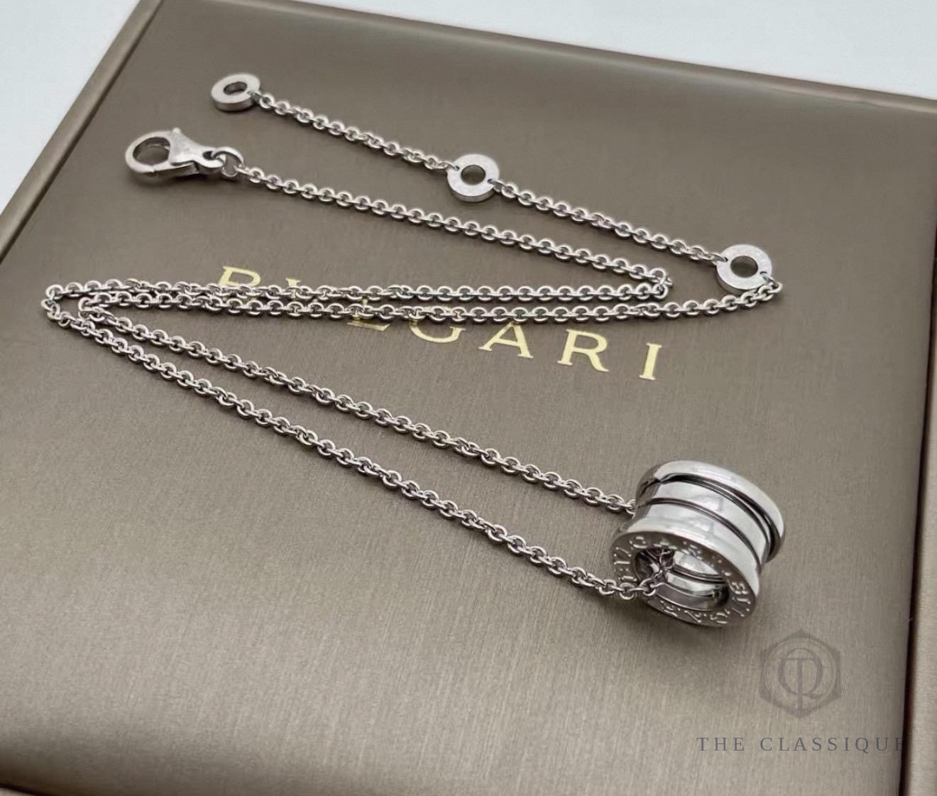 Dây chuyền Bvlgari BVL B.zero1 Small 18K White Gold