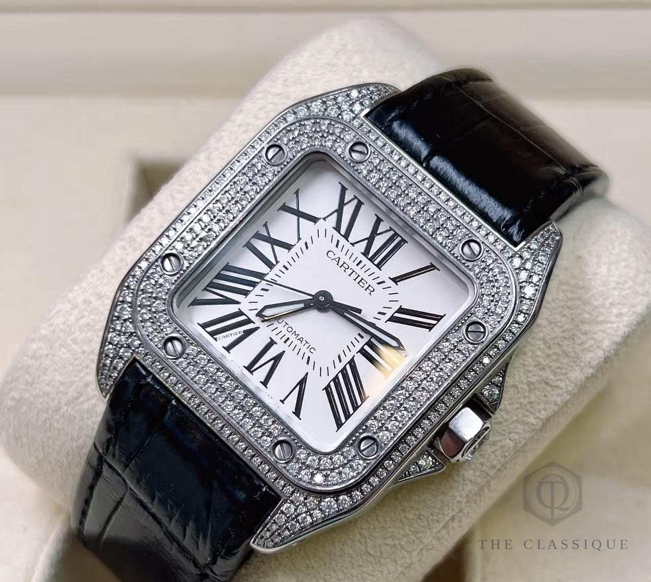 Đồng hồ Cartier Santos 100 nam W20073X8