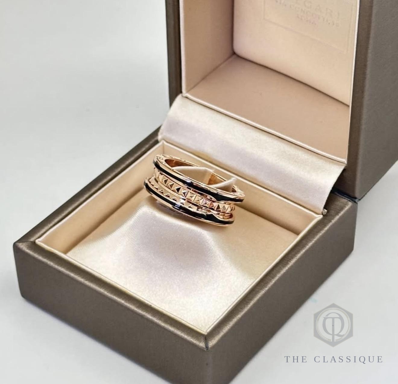 Nhẫn Bvlgari BVL B.zero1 Rock Rose Gold 2 band